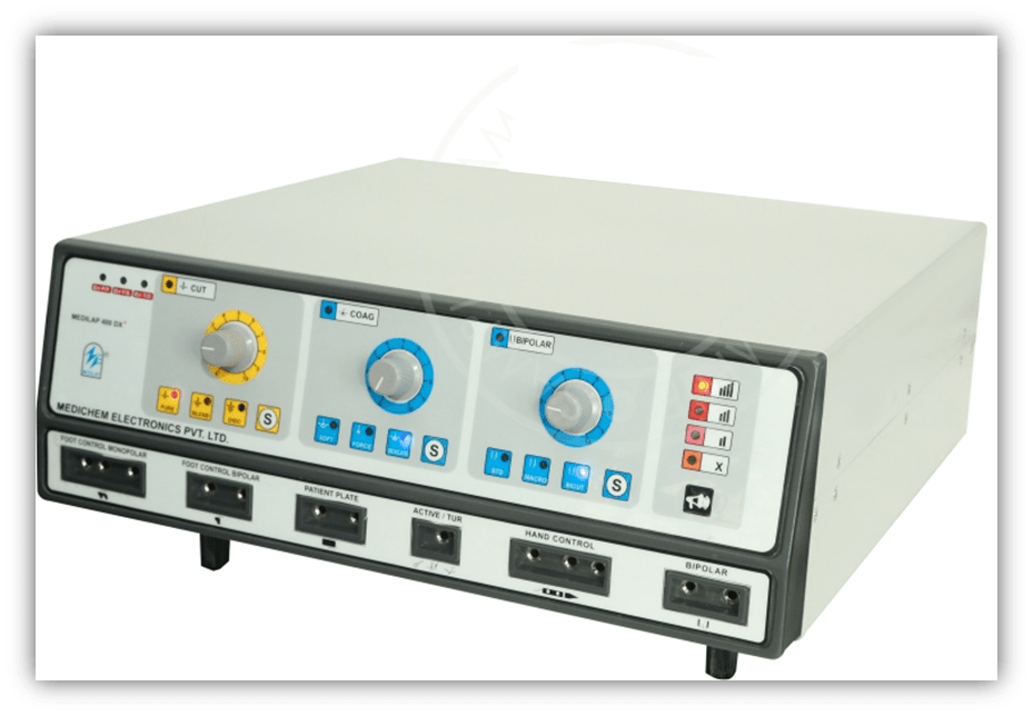 Electrosurgical Unit, Electrosurgical Unit Manufacturers, Electrosurgical Unit Suppliers, Electrosurgical Unit Manufacturer India, India, MEDILAP brand, MEDILAP, medichemelectronic.com